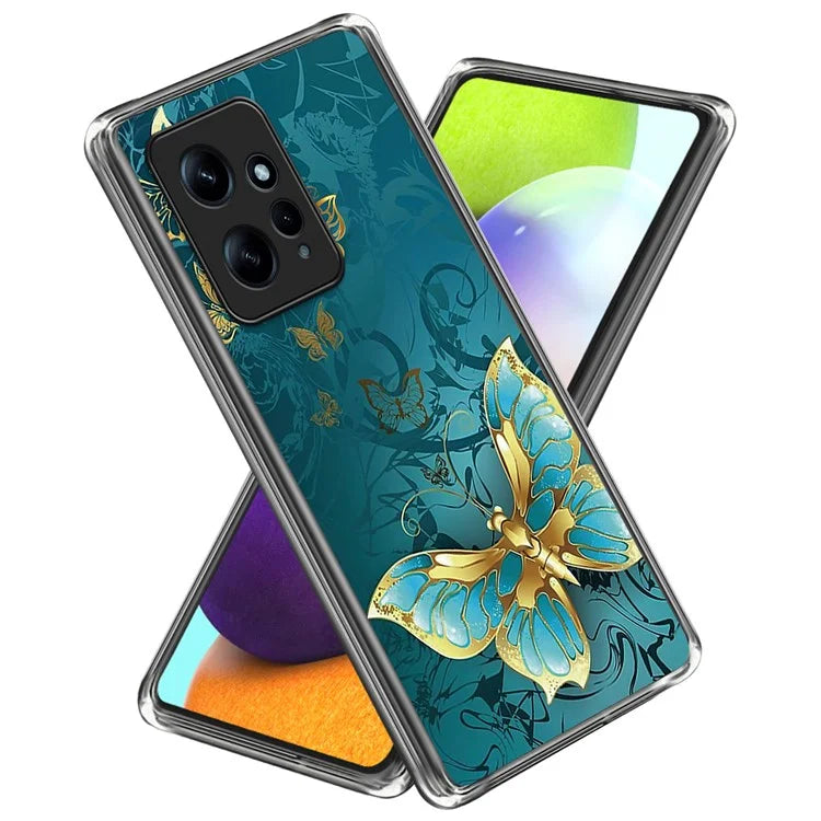 For Xiaomi Redmi Note 12 4G Soft TPU Case Pattern Printing Cell Phone Cover