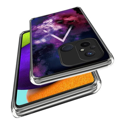 For Xiaomi Redmi 12C 4G Phone Cover Pattern Printing Anti-scratch TPU Case