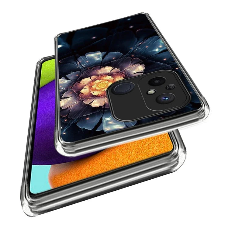 For Xiaomi Redmi 12C 4G Phone Cover Pattern Printing Anti-scratch TPU Case