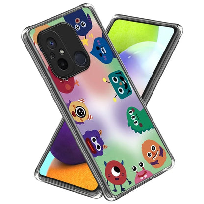 For Xiaomi Redmi 12C 4G Phone Cover Pattern Printing Anti-scratch TPU Case