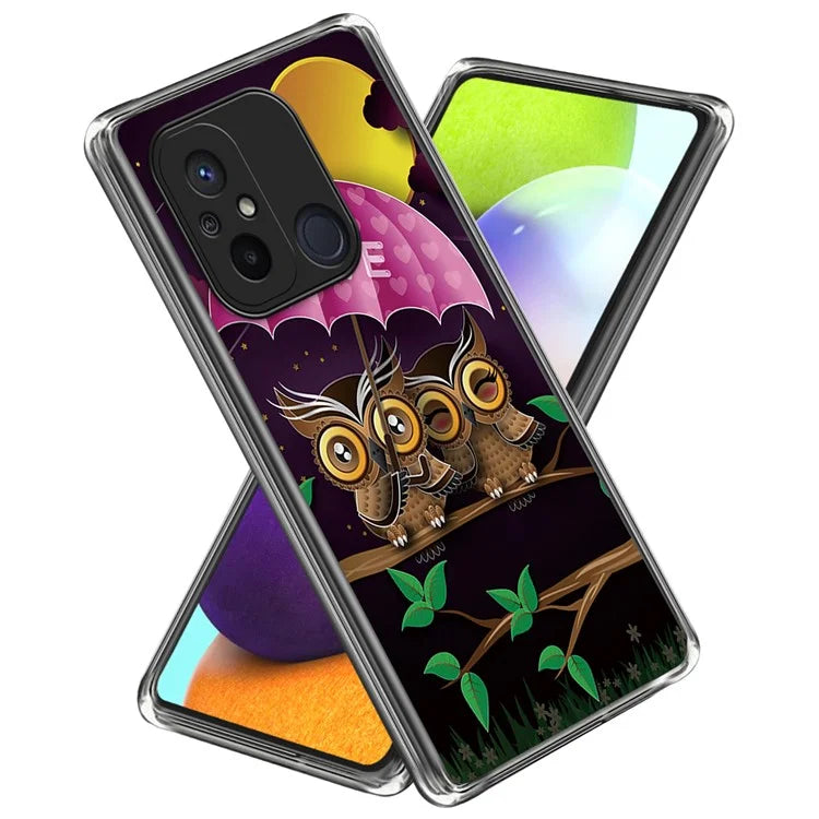 For Xiaomi Redmi 12C 4G Phone Cover Pattern Printing Anti-scratch TPU Case