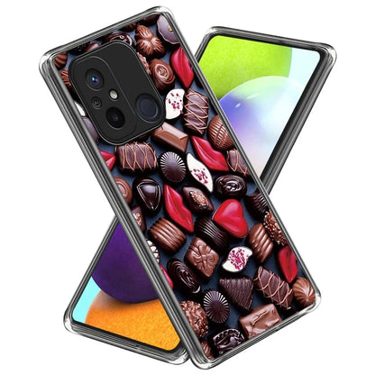 For Xiaomi Redmi 12C 4G Phone Cover Pattern Printing Anti-scratch TPU Case