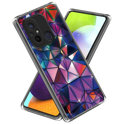 For Xiaomi Redmi 12C 4G Phone Cover Pattern Printing Anti-scratch TPU Case