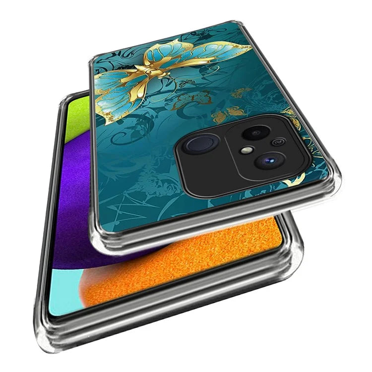 For Xiaomi Redmi 12C 4G Phone Cover Pattern Printing Anti-scratch TPU Case