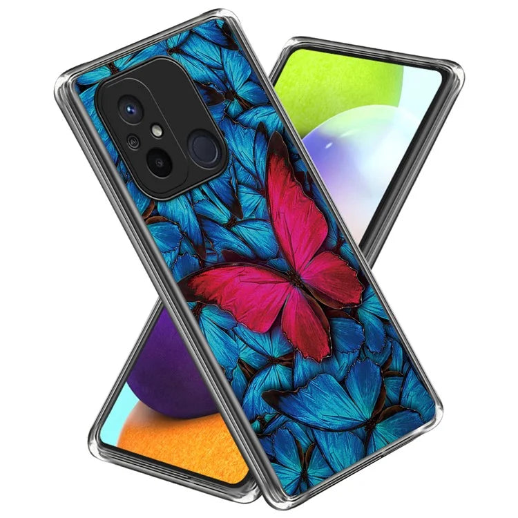 For Xiaomi Redmi 12C 4G Phone Cover Pattern Printing Anti-scratch TPU Case