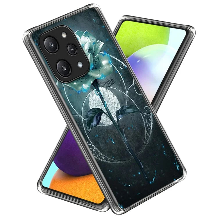 For Xiaomi Redmi 12 5G (Global) / Poco M6 Pro 5G Case Pattern Printing TPU Phone Cover