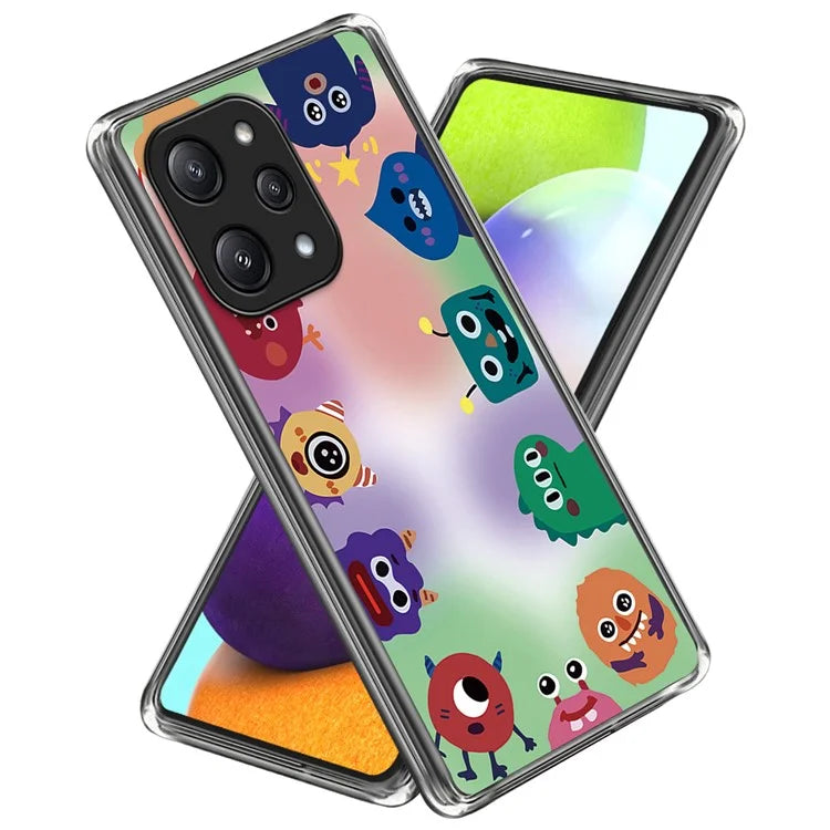 For Xiaomi Redmi 12 5G (Global) / Poco M6 Pro 5G Case Pattern Printing TPU Phone Cover
