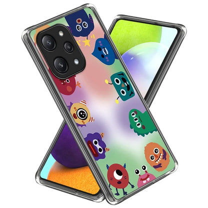For Xiaomi Redmi 12 5G (Global) / Poco M6 Pro 5G Case Pattern Printing TPU Phone Cover