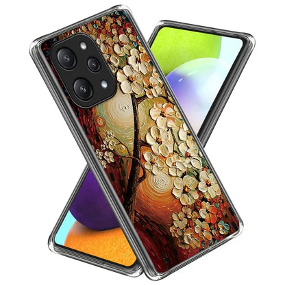 For Xiaomi Redmi 12 5G (Global) / Poco M6 Pro 5G Case Pattern Printing TPU Phone Cover