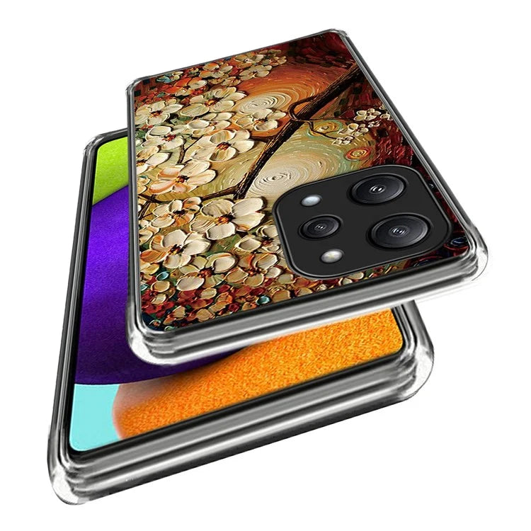 For Xiaomi Redmi 12 5G (Global) / Poco M6 Pro 5G Case Pattern Printing TPU Phone Cover