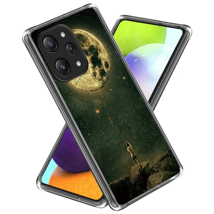 For Xiaomi Redmi 12 5G (Global) / Poco M6 Pro 5G Case Pattern Printing TPU Phone Cover