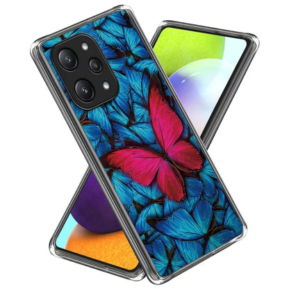 For Xiaomi Redmi 12 5G (Global) / Poco M6 Pro 5G Case Pattern Printing TPU Phone Cover