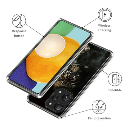 For Xiaomi Redmi 12 5G (Global) / Poco M6 Pro 5G Case Pattern Printing TPU Phone Cover