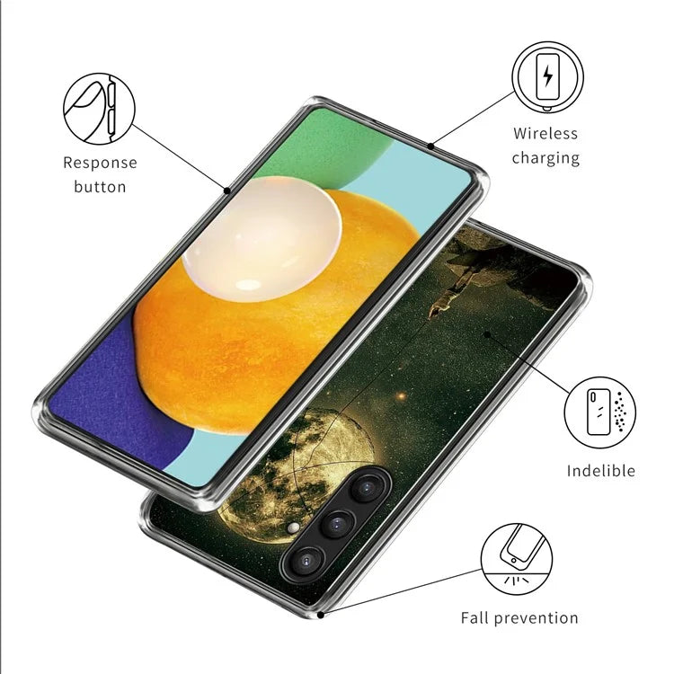 For Samsung Galaxy S24 TPU Phone Case Pattern Printing Protective Cover