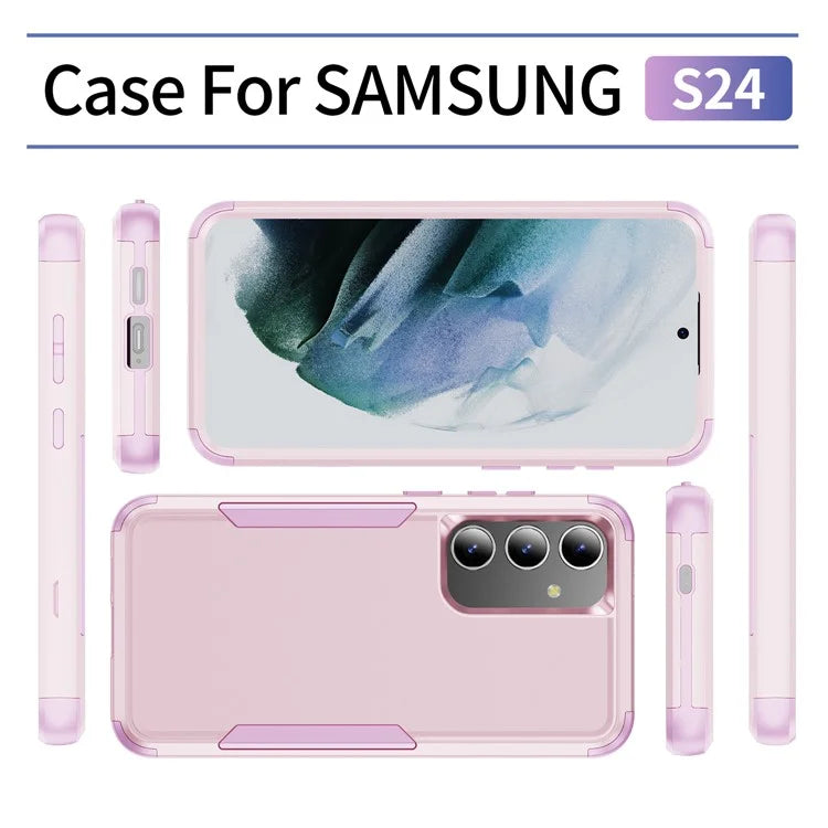 Commuter Series For Samsung Galaxy S24 Case 3-in-1 TPU+PC Anti-drop Back Cover
