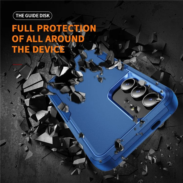 Commuter Series For Samsung Galaxy S24 Case 3-in-1 TPU+PC Anti-drop Back Cover