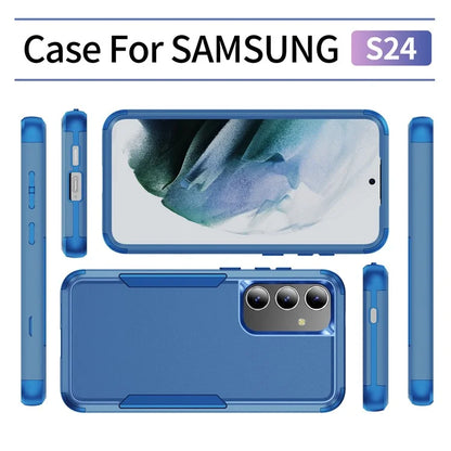 Commuter Series For Samsung Galaxy S24 Case 3-in-1 TPU+PC Anti-drop Back Cover