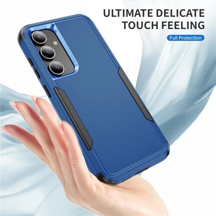 Commuter Series For Samsung Galaxy S24 Case 3-in-1 TPU+PC Anti-drop Back Cover  /  Black