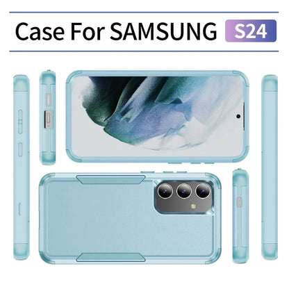 Commuter Series For Samsung Galaxy S24 Case 3-in-1 TPU+PC Anti-drop Back Cover
