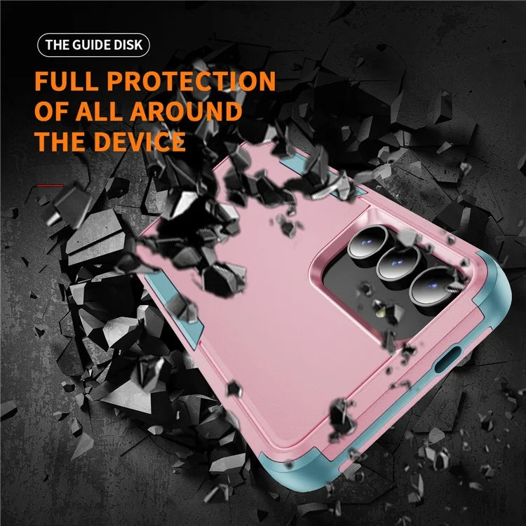Commuter Series For Samsung Galaxy S24+ Back Case 3-in-1 Shockproof TPU+PC Phone Cover