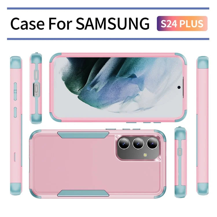 Commuter Series For Samsung Galaxy S24+ Back Case 3-in-1 Shockproof TPU+PC Phone Cover