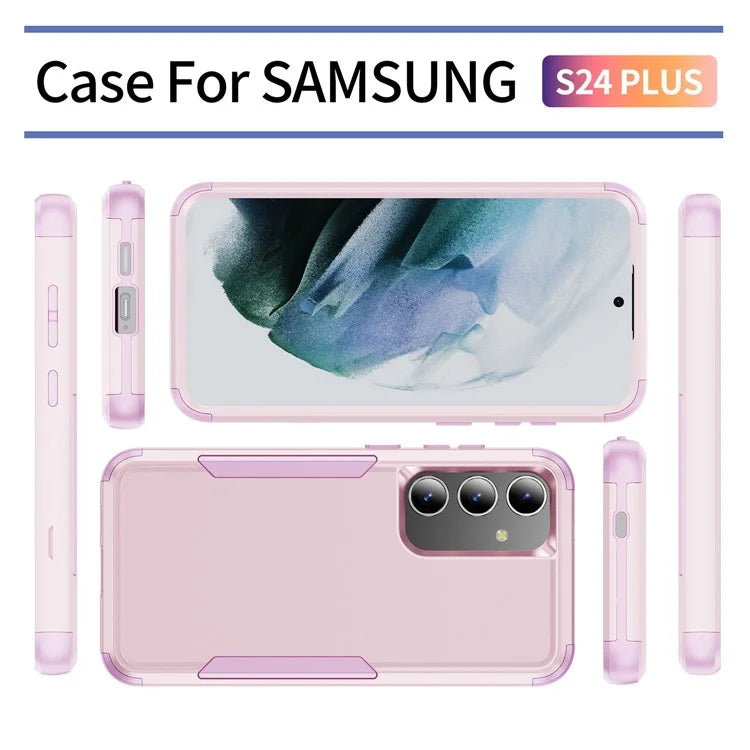 Commuter Series For Samsung Galaxy S24+ Back Case 3-in-1 Shockproof TPU+PC Phone Cover