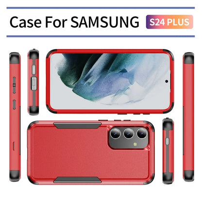 Commuter Series For Samsung Galaxy S24+ Back Case 3-in-1 Shockproof TPU+PC Phone Cover