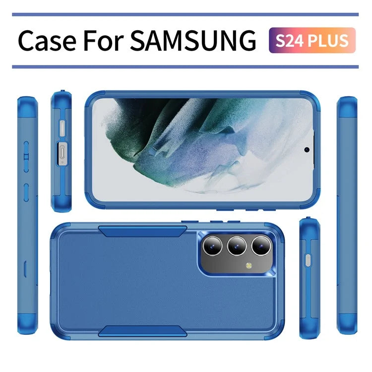 Commuter Series For Samsung Galaxy S24+ Back Case 3-in-1 Shockproof TPU+PC Phone Cover