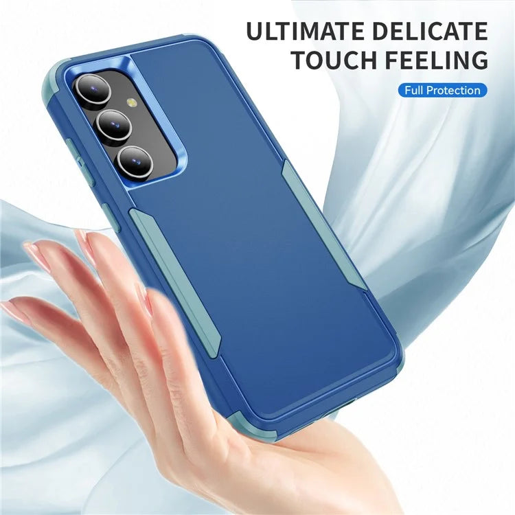 Commuter Series For Samsung Galaxy S24+ Back Case 3-in-1 Shockproof TPU+PC Phone Cover  /  Blue