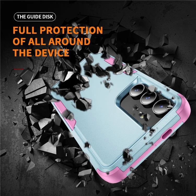 Commuter Series For Samsung Galaxy S24+ Back Case 3-in-1 Shockproof TPU+PC Phone Cover