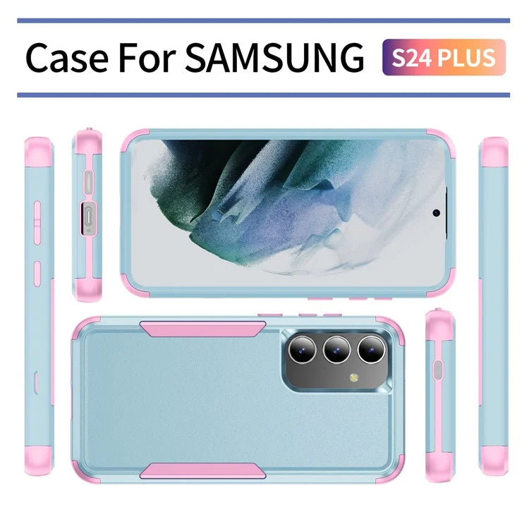 Commuter Series For Samsung Galaxy S24+ Back Case 3-in-1 Shockproof TPU+PC Phone Cover