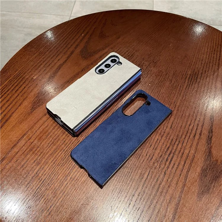 For Samsung Galaxy Z Fold5 5G Suede Phone Case Soft Touch Back Cover
