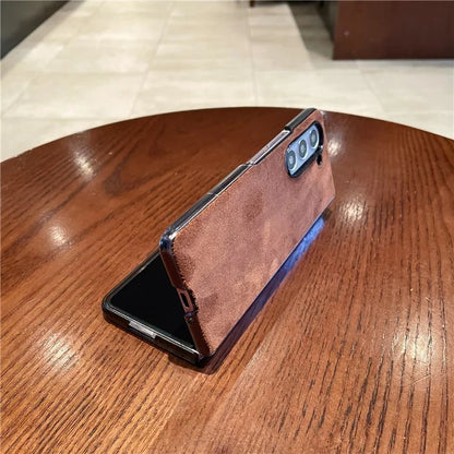 For Samsung Galaxy Z Fold5 5G Suede Phone Case Soft Touch Back Cover