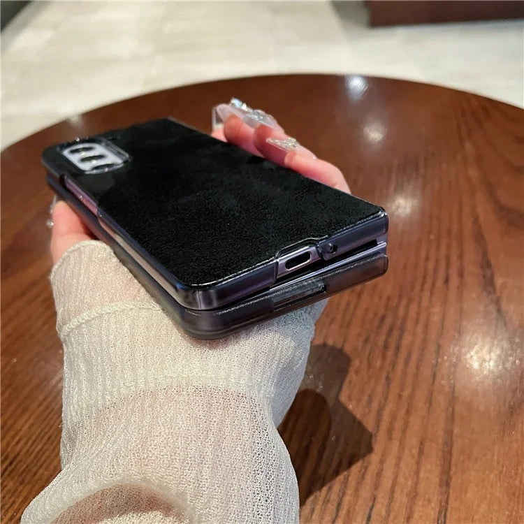 For Samsung Galaxy Z Fold5 5G Suede Phone Case Soft Touch Back Cover