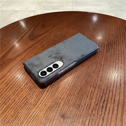 For Samsung Galaxy Z Fold4 5G Phone Case Scratch Resistant Suede Cover