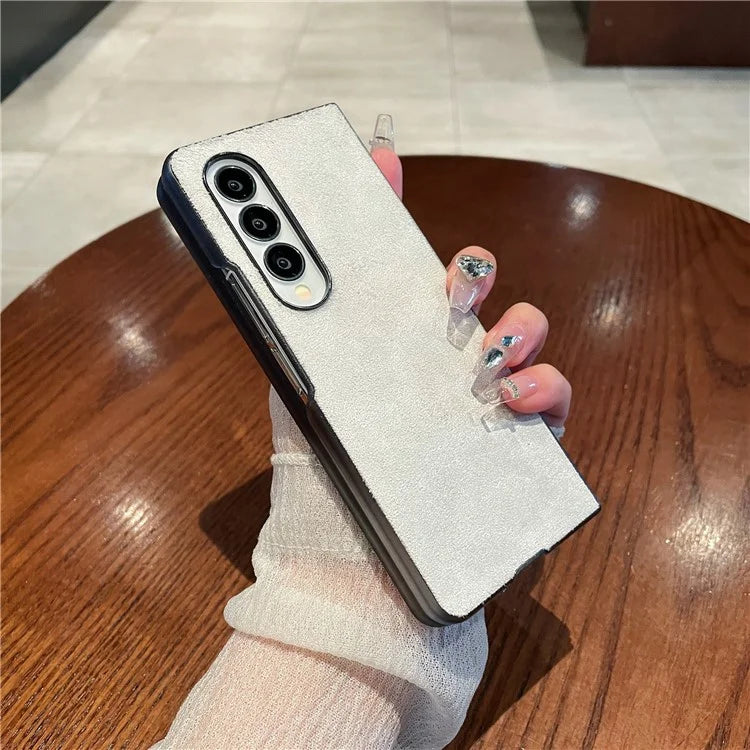 For Samsung Galaxy Z Fold4 5G Phone Case Scratch Resistant Suede Cover