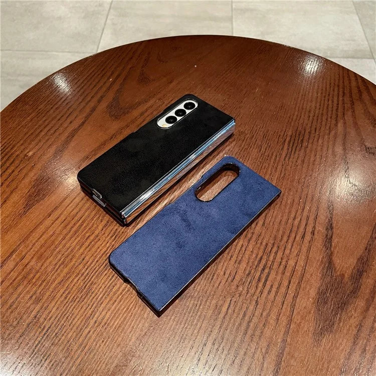 For Samsung Galaxy Z Fold4 5G Phone Case Scratch Resistant Suede Cover