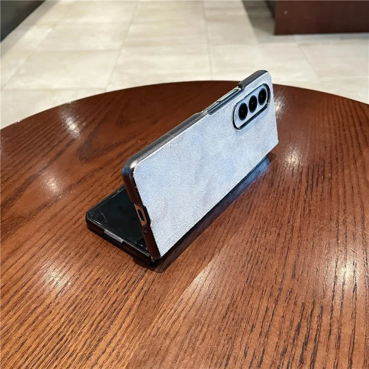 For Samsung Galaxy Z Fold4 5G Phone Case Scratch Resistant Suede Cover