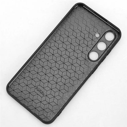 For Samsung Galaxy S24+ Cell Phone Case Cowhide Texture Shock Absorbing Cover
