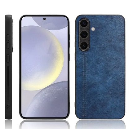 For Samsung Galaxy S24+ Cell Phone Case Cowhide Texture Shock Absorbing Cover