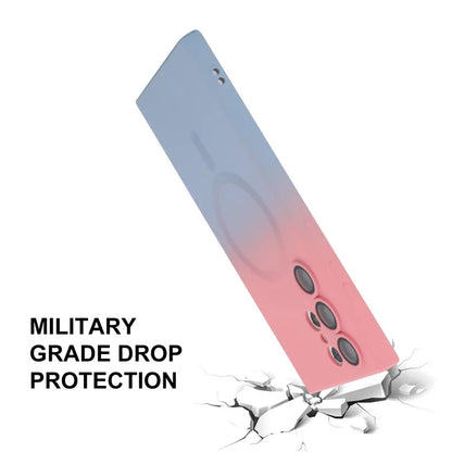 ENAKY HAT PRINCE For Samsung Galaxy S24 Ultra Magnetic Silicone Case with Lens Protector