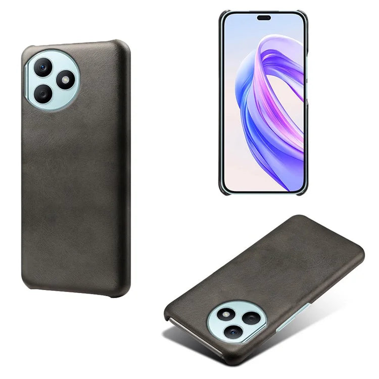 For Honor X50i+ 5G Cell Phone Case PU Leather Coated PC Calf Texture Cover
