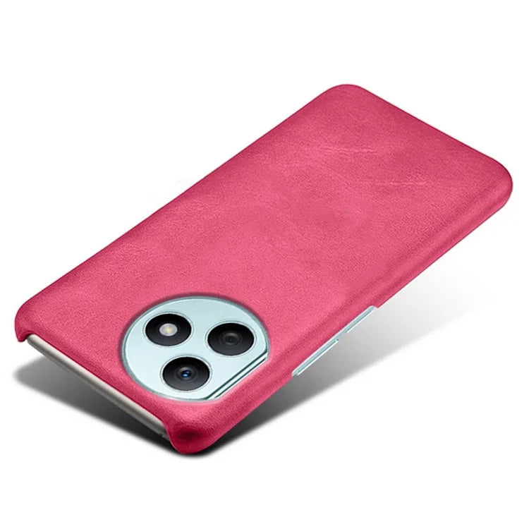For Honor X50i+ 5G Cell Phone Case PU Leather Coated PC Calf Texture Cover
