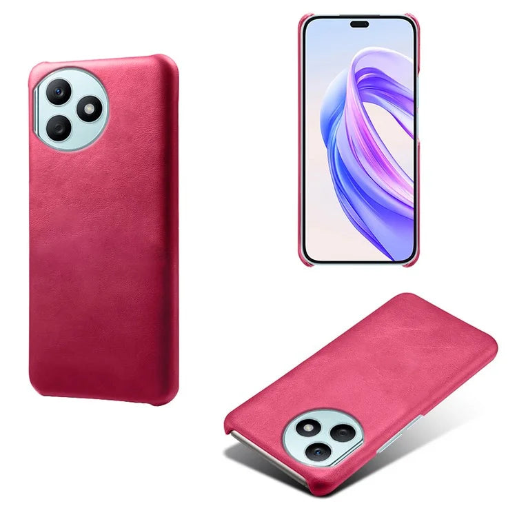 For Honor X50i+ 5G Cell Phone Case PU Leather Coated PC Calf Texture Cover