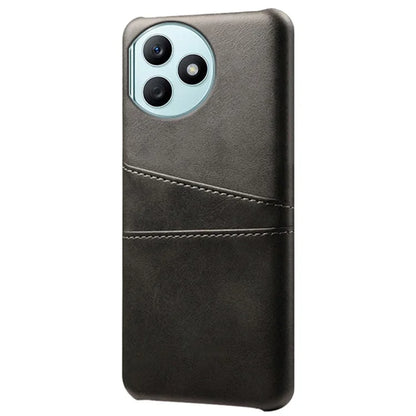 For Honor X50i+ 5G Case 2 Card Holders Anti-fall PU Leather+PC Phone Shell