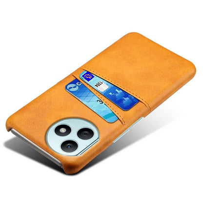 For Honor X50i+ 5G Case 2 Card Holders Anti-fall PU Leather+PC Phone Shell