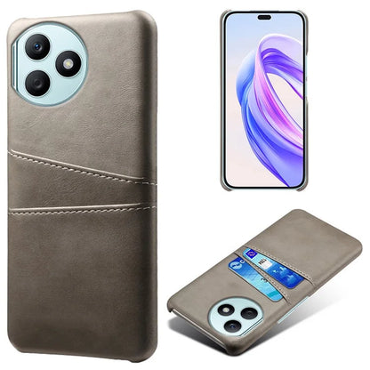 For Honor X50i+ 5G Case 2 Card Holders Anti-fall PU Leather+PC Phone Shell