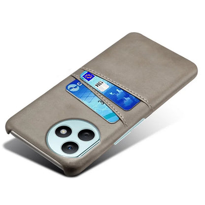 For Honor X50i+ 5G Case 2 Card Holders Anti-fall PU Leather+PC Phone Shell