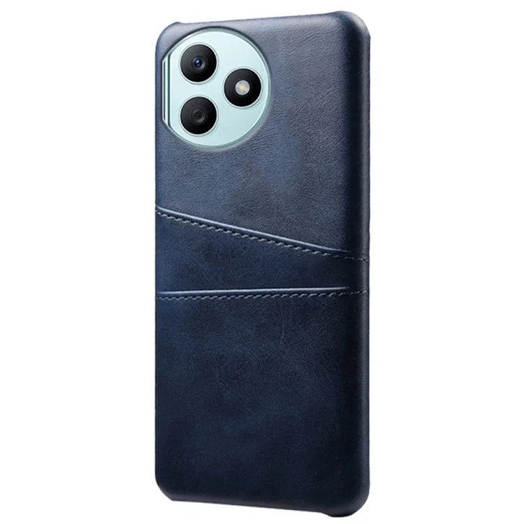 For Honor X50i+ 5G Case 2 Card Holders Anti-fall PU Leather+PC Phone Shell