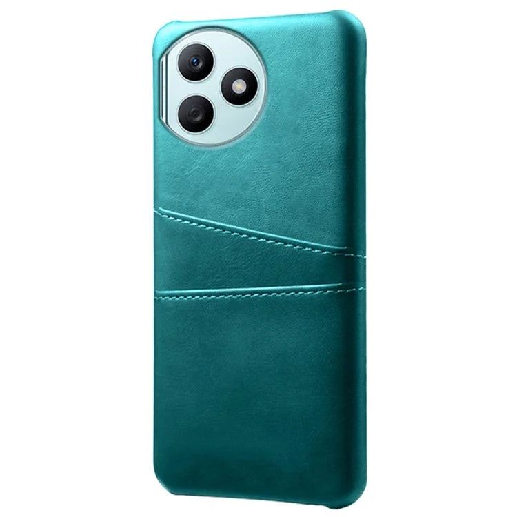 For Honor X50i+ 5G Case 2 Card Holders Anti-fall PU Leather+PC Phone Shell